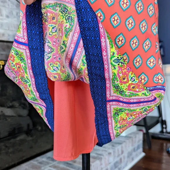 NWT Skies Are Blue A-lined Mini Sleeveless Multicolored Dress Size S - Picture 5 of 9